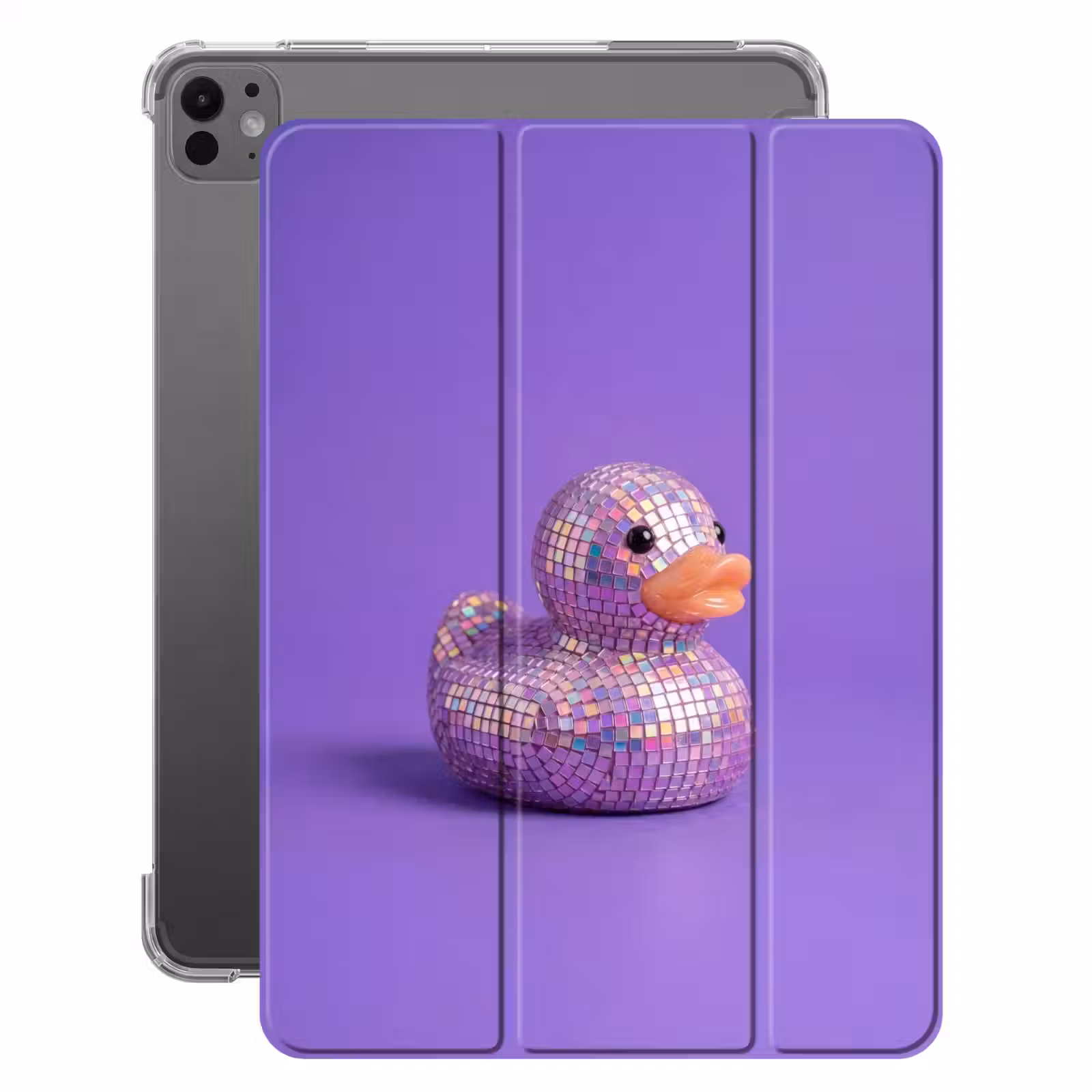 iPad-Hülle - Disco - Ente - Lila — 1