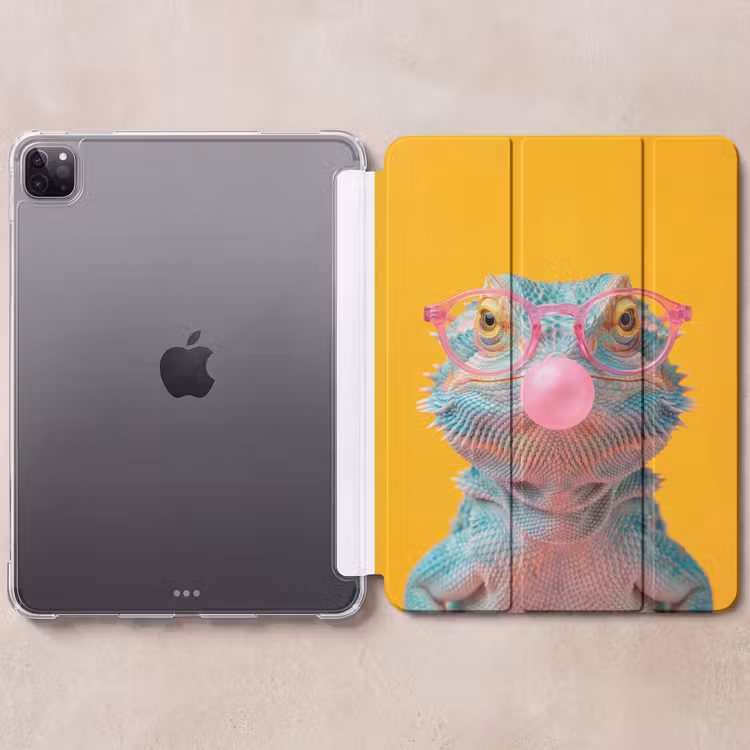 iPad-Hülle - Chamäleon - Kaugummi - Farbenfroh — 6