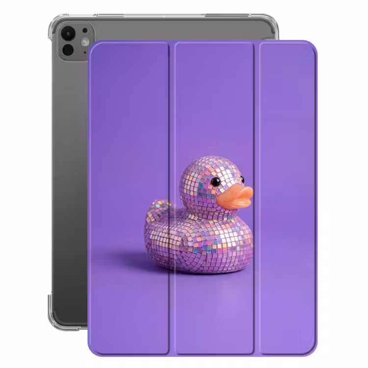 iPad-Hülle - Disco - Ente - Lila — 1