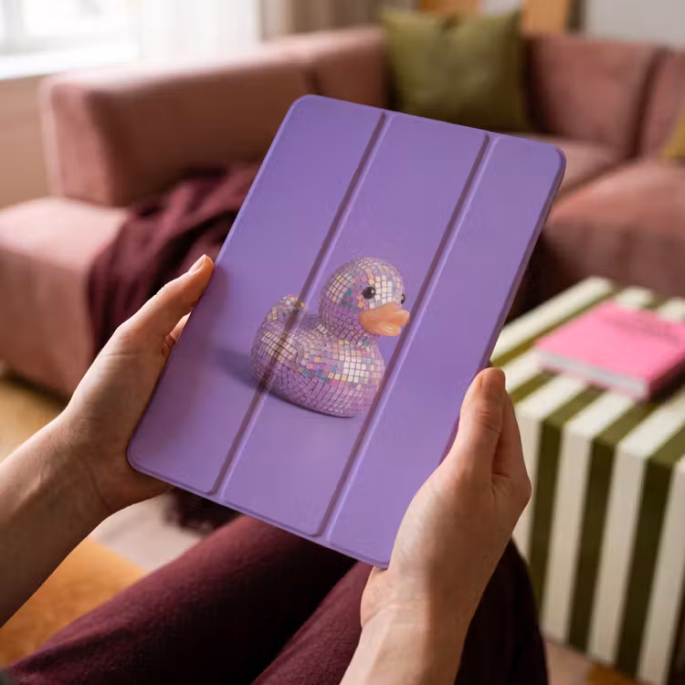 iPad-Hülle - Disco - Ente - Lila — 4