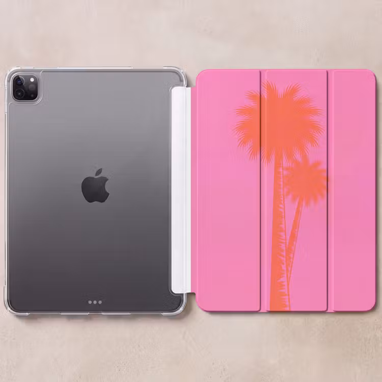 iPad-Hülle - Palmen - Modern - Rosa — 6