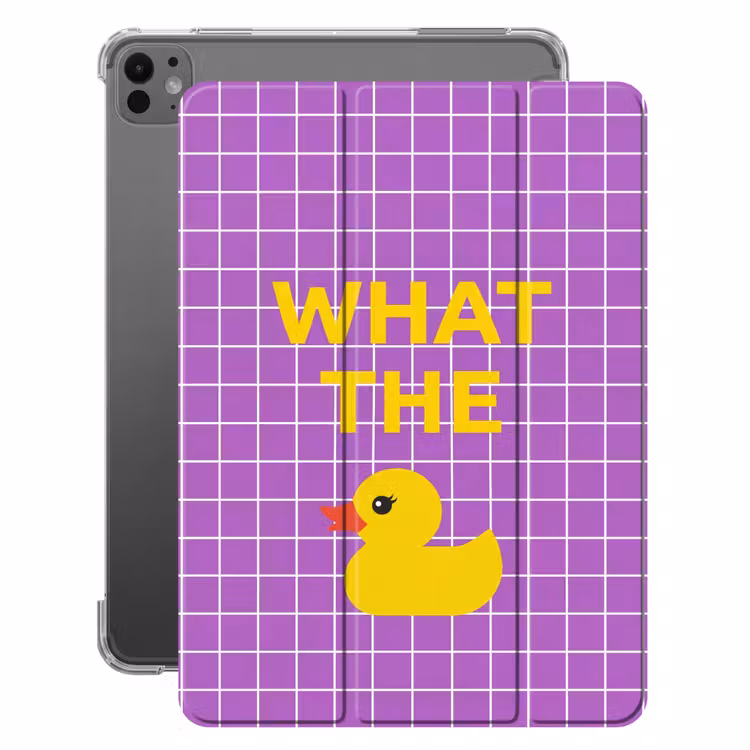 iPad-Hülle - Text - Ente - Lila — 1