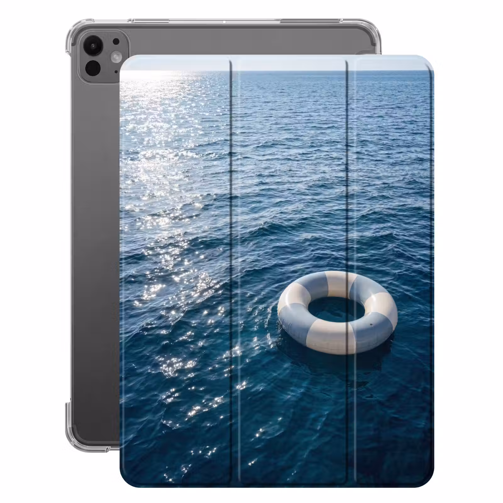 iPad-Hülle - Ozean - Schwimmband - Horizont — 1