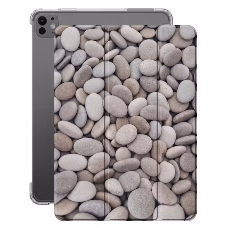 iPad-Hülle - Kieselsteine - Steine - Grau — 1