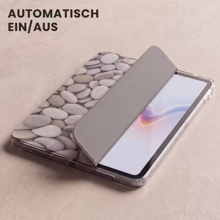 iPad-Hülle - Kieselsteine - Steine - Grau — 5
