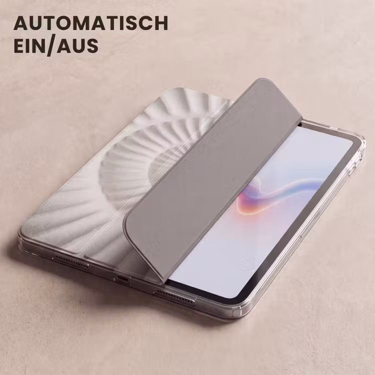 iPad-Hülle - Muschel - Spirale - Weiß — 5
