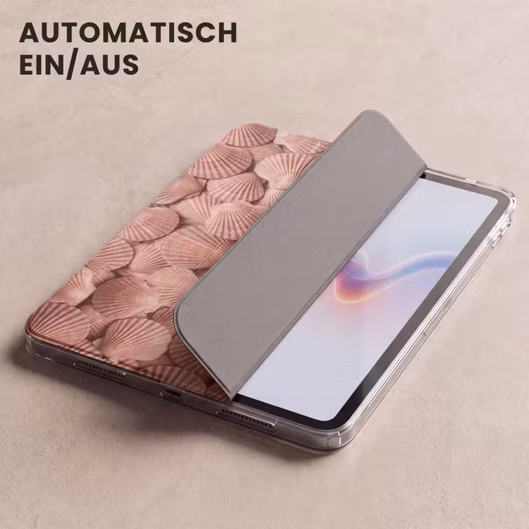 iPad-Hülle - Muscheln - Muster - Rosa — 5