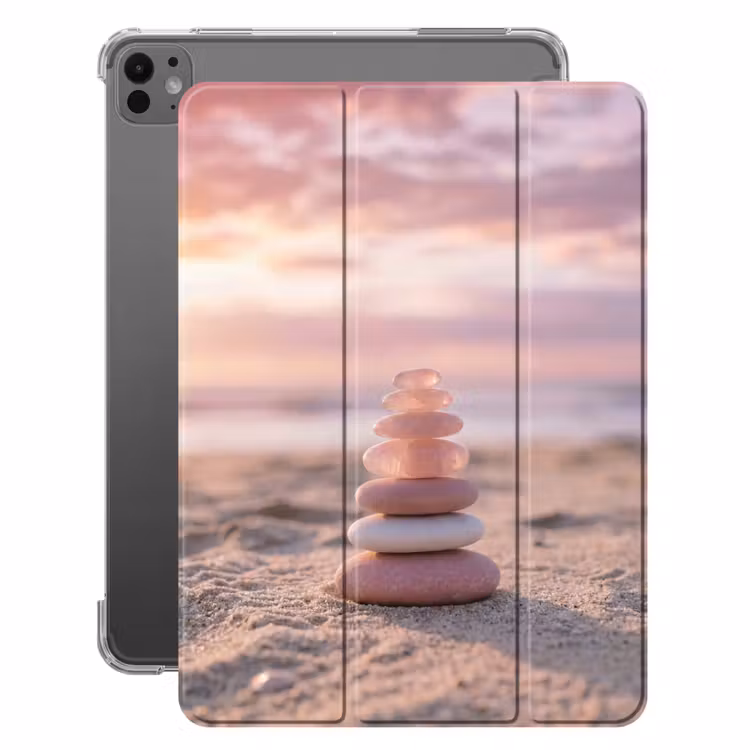 iPad-Hülle - Steine - Sand - Rosa — 1