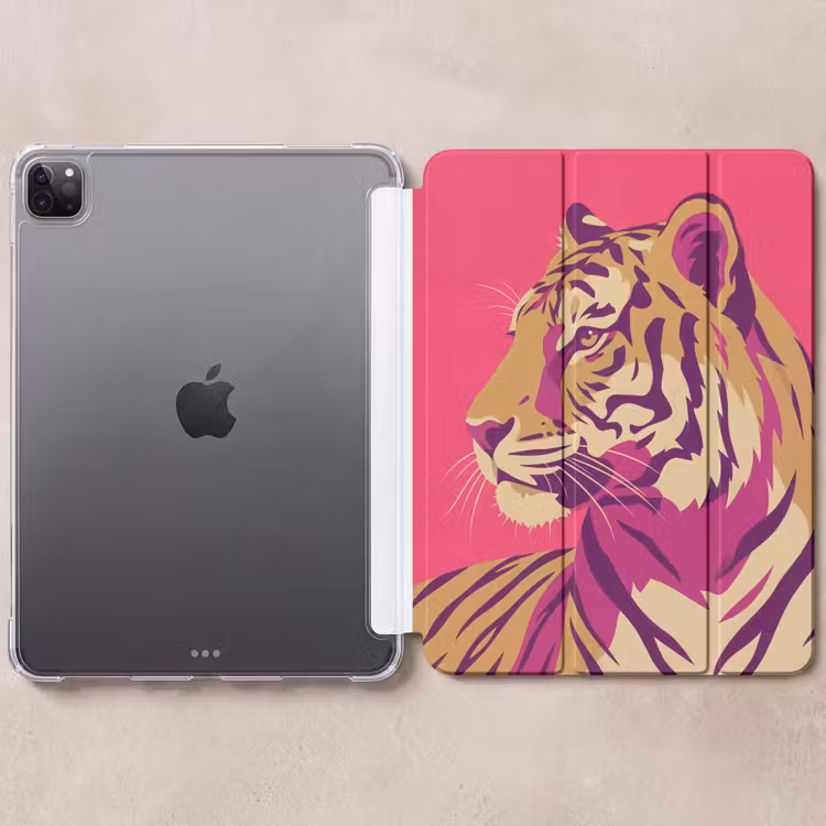iPad-Hülle - Tiger - Modern - Neon — 6