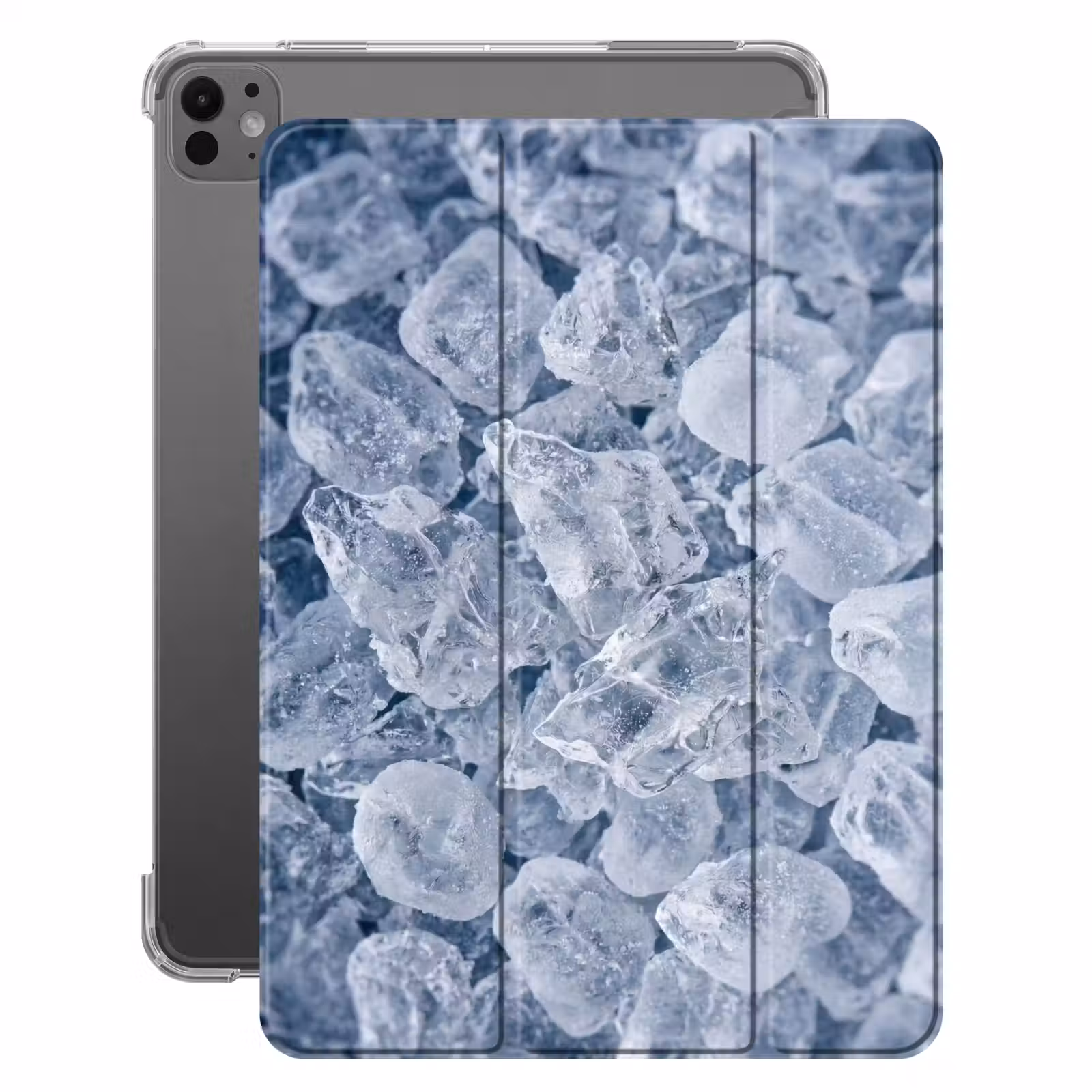 iPad-Hülle - Eiswürfel - Wasser - Blau — 1