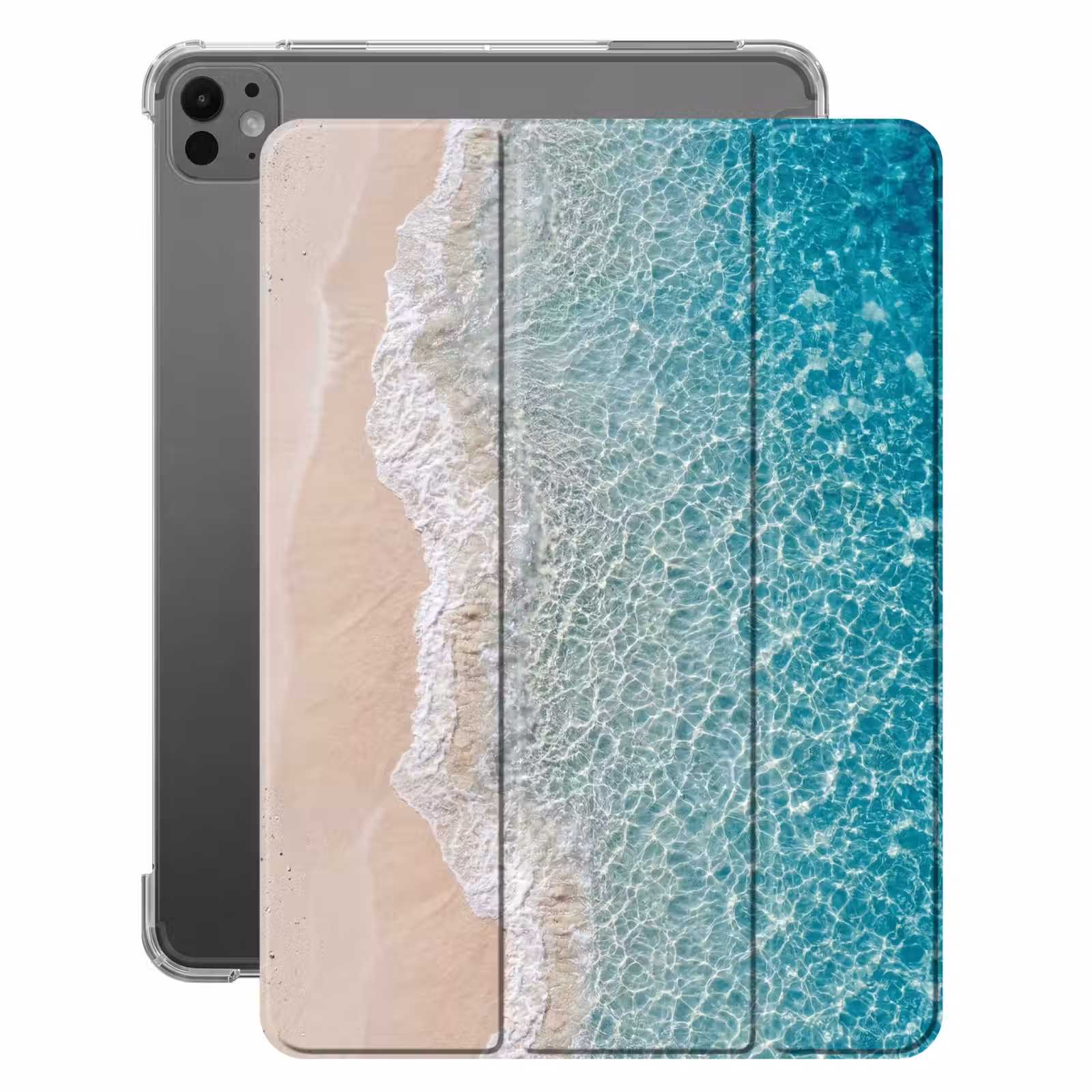 iPad-Hülle - Küstengebiet - Sand - Blau — 1