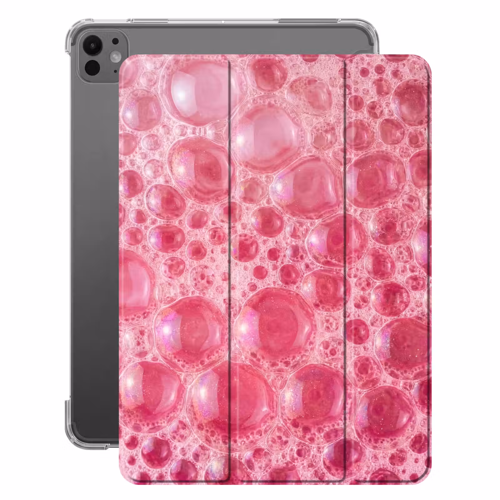 iPad-Hülle - Rosa - Schaum - Seifenblasen — 1