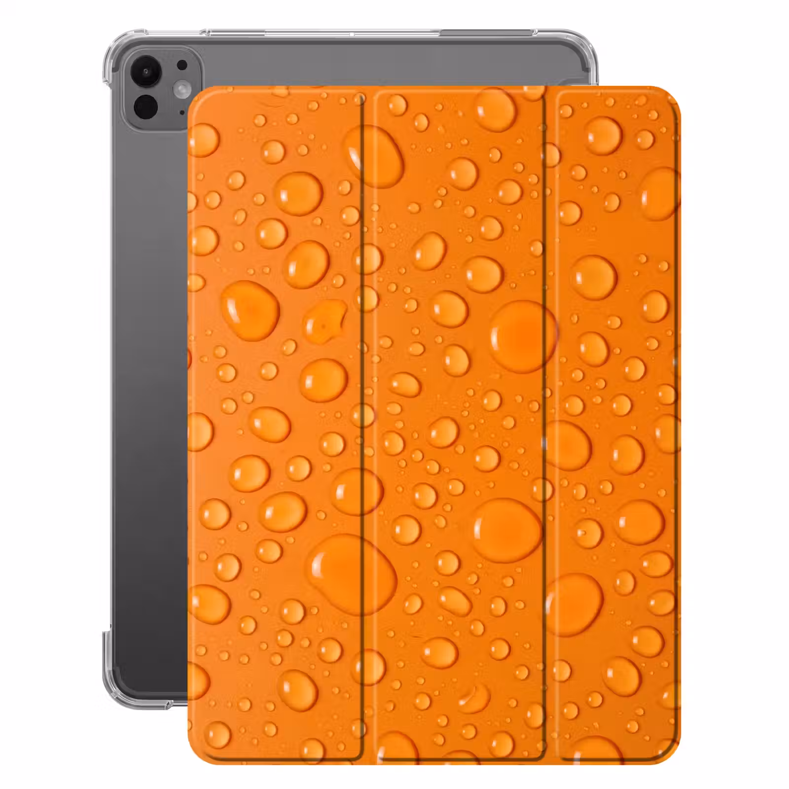 iPad-Hülle - Wasser - Tropfen - Orange — 1