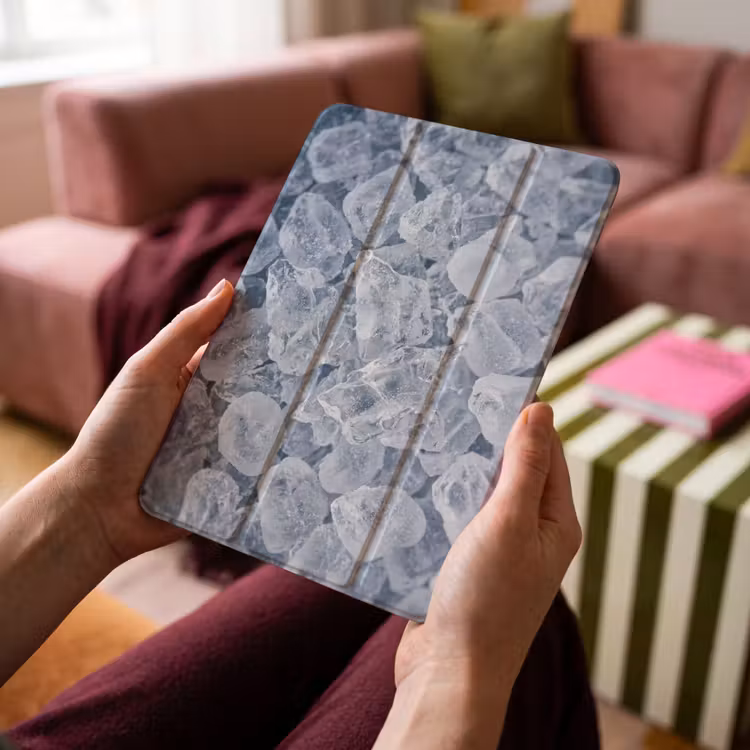 iPad-Hülle - Eiswürfel - Wasser - Blau — 4
