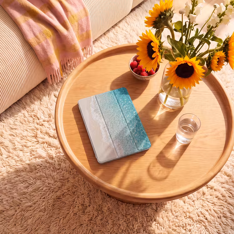 iPad-Hülle - Küstengebiet - Sand - Blau — 2