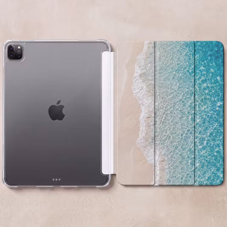 iPad-Hülle - Küstengebiet - Sand - Blau — 6