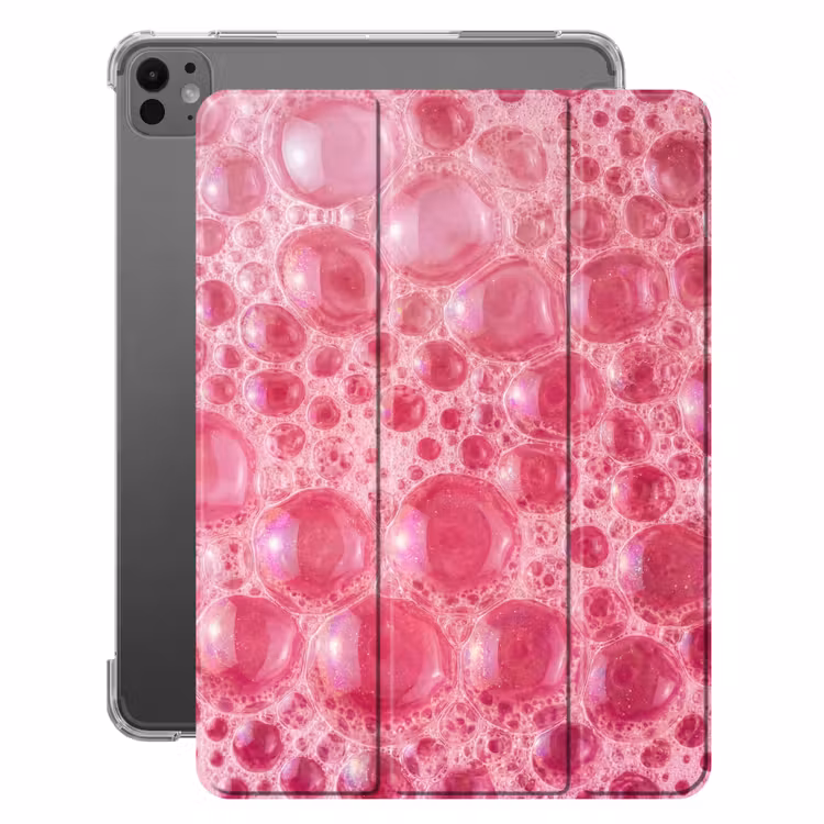 iPad-Hülle - Rosa - Schaum - Seifenblasen — 1
