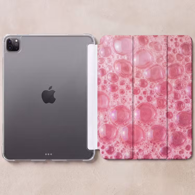iPad-Hülle - Rosa - Schaum - Seifenblasen — 6
