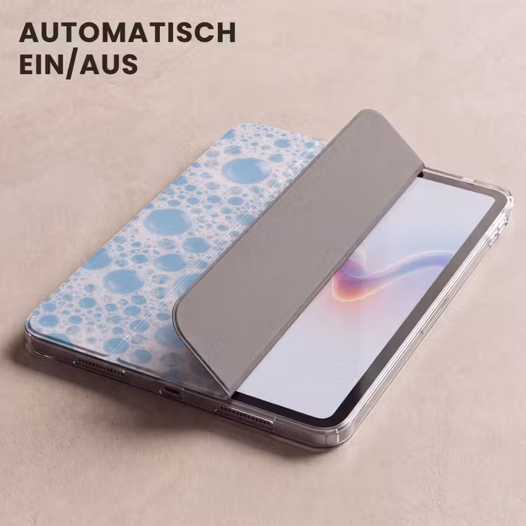iPad-Hülle - Schaumstoff - Blasen - Blau — 5