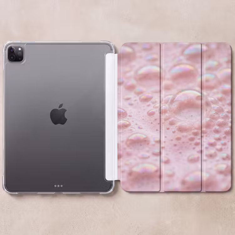 iPad-Hülle - Schaumstoff - Textur - Rosa — 6