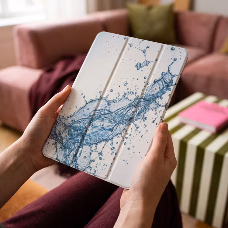 iPad-Hülle - Spash - Wasser - Blau — 4