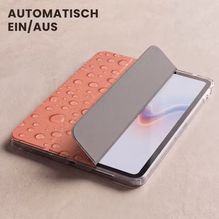 iPad-Hülle - Wasser - Tropfen - Rosa — 5