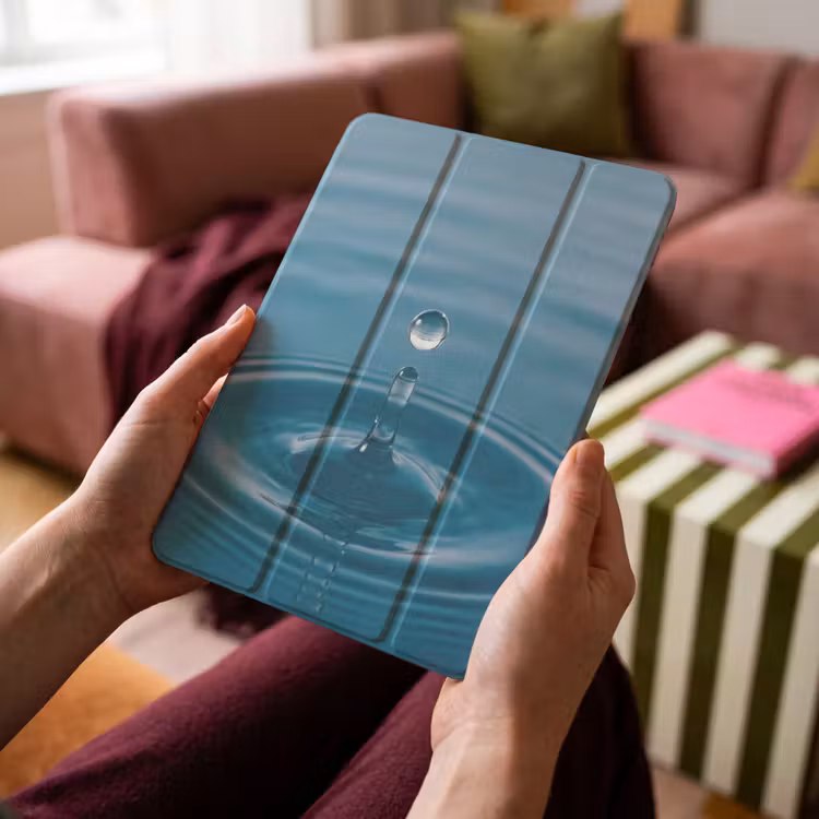iPad-Hülle - Wassertropfen - Wasser - Oberfläche — 4