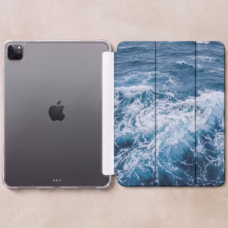 iPad-Hülle - Wellen - Ozean - Blau — 6