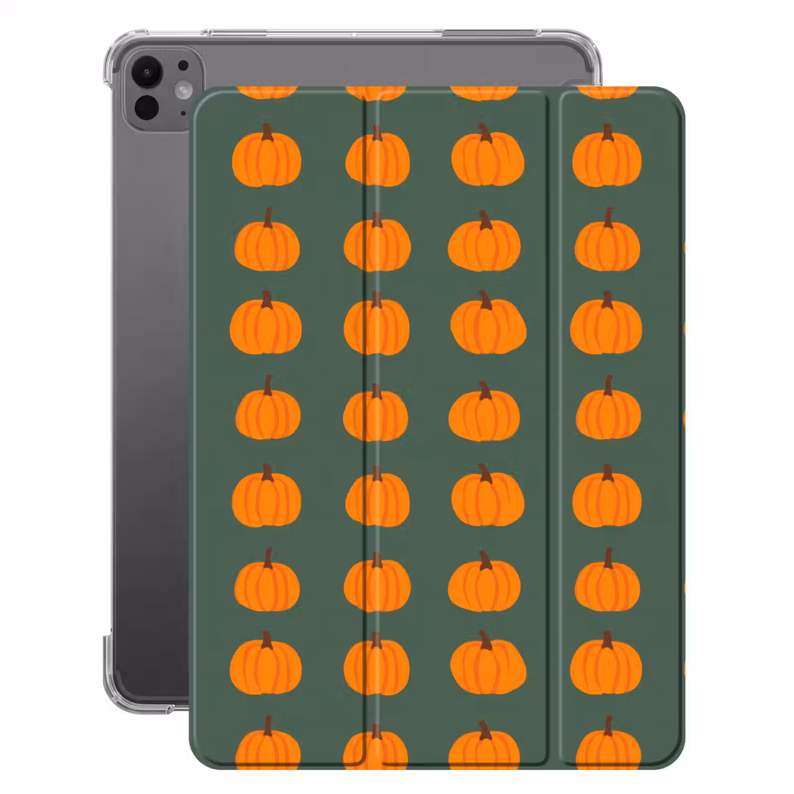 iPad-Hülle - Kürbis - Muster - Orange — 1