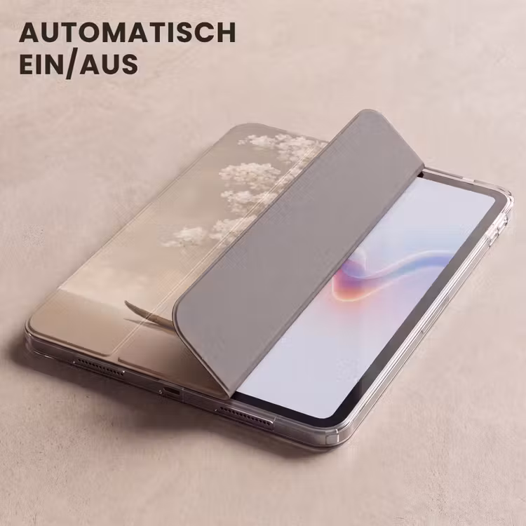 iPad-Hülle - Blüten - Weiß - Boot - Minimalistisch — 5