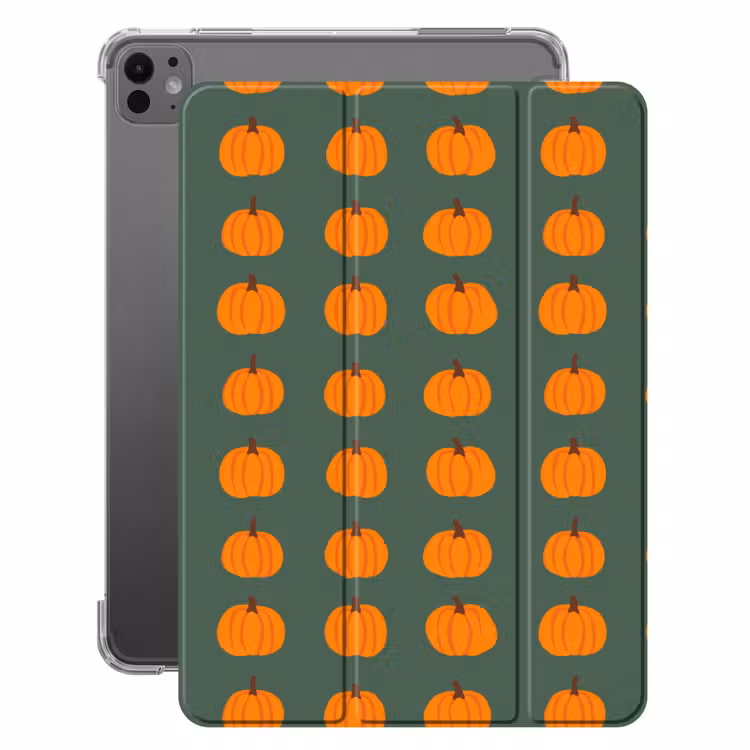 iPad-Hülle - Kürbis - Muster - Orange — 1
