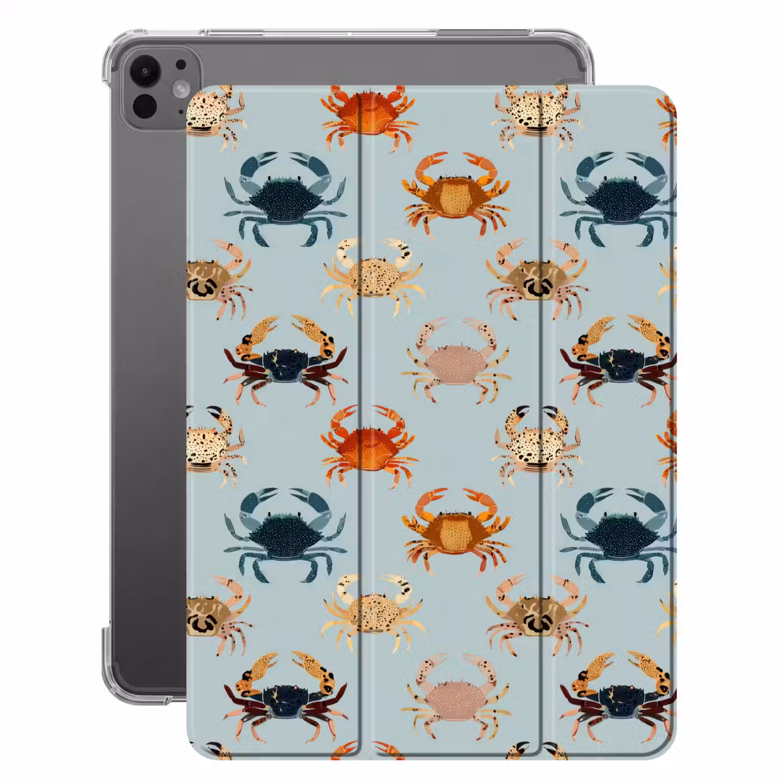 iPad-Hülle - Krabben - Verspielt - Farbenfroh — 1