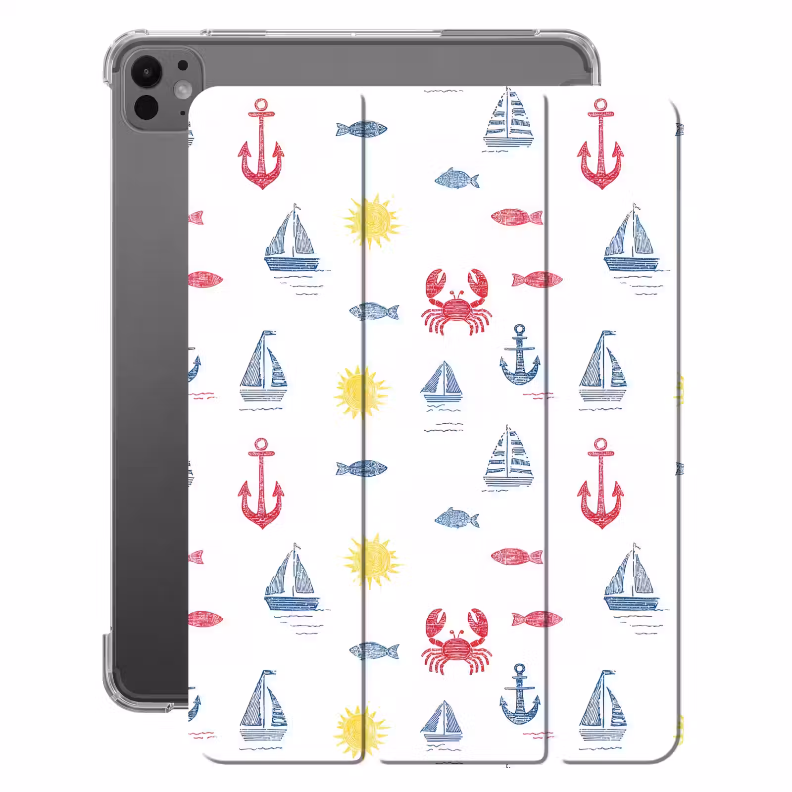 iPad-Hülle - Nautisch - Illustrationen - Farbenfroh — 1