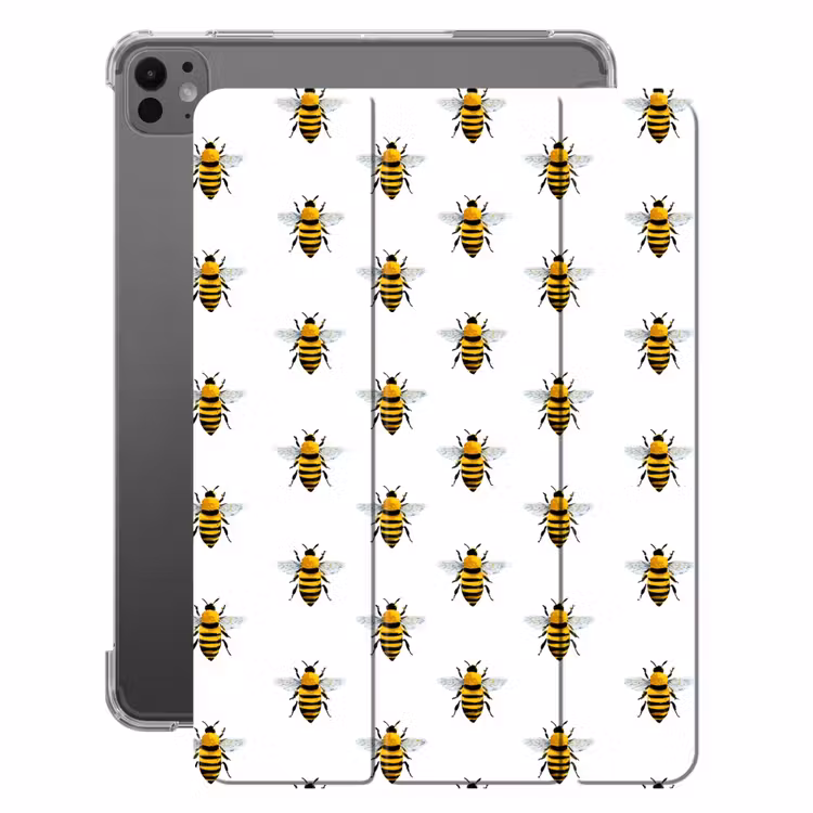 iPad-Hülle - Bienen - Zeitlos - Weiß — 1