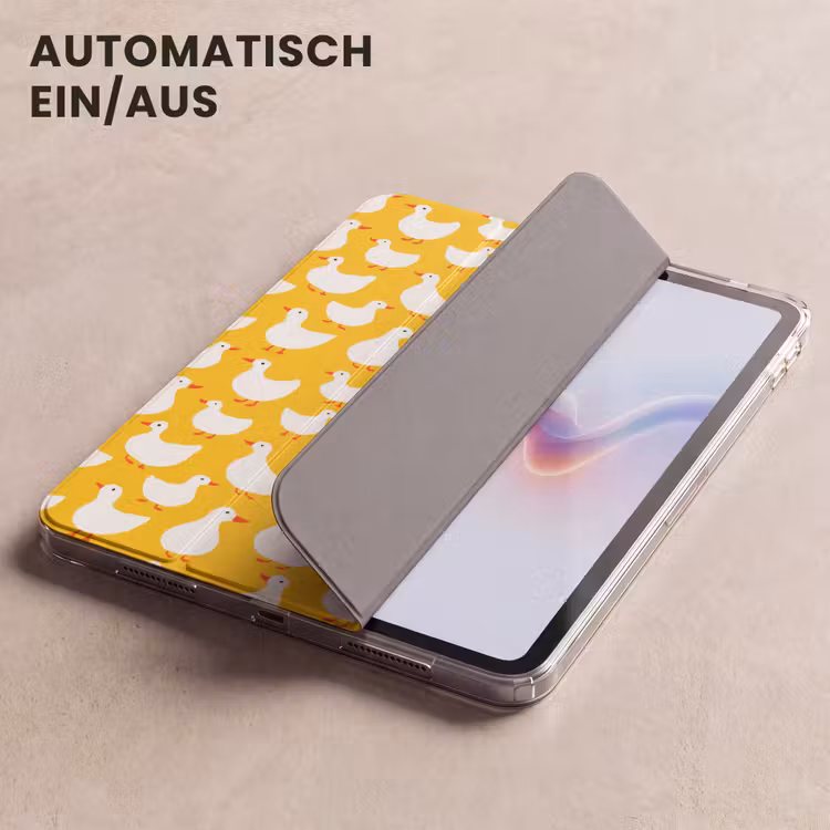 iPad-Hülle - Enten - Muster - Gelb — 5