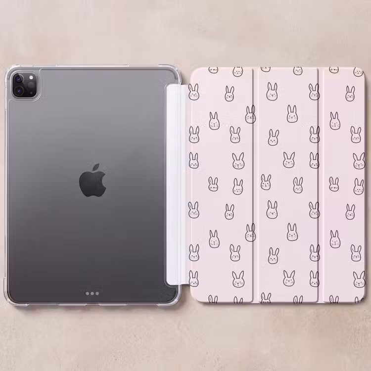 iPad-Hülle - Kaninchen - Minimalistisch - Rosa — 6