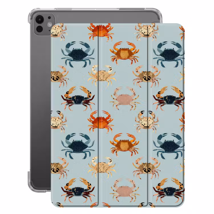 iPad-Hülle - Krabben - Verspielt - Farbenfroh — 1