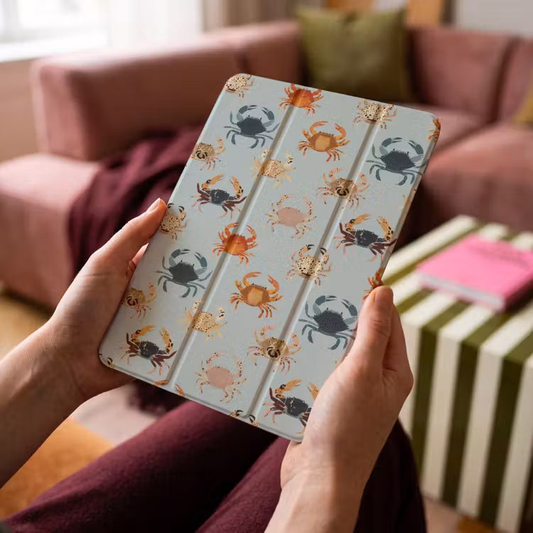 iPad-Hülle - Krabben - Verspielt - Farbenfroh — 4