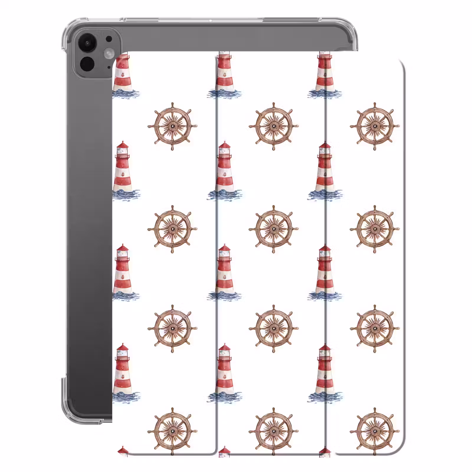 iPad-Hülle - Nautisch - Klassisch - Rot — 1