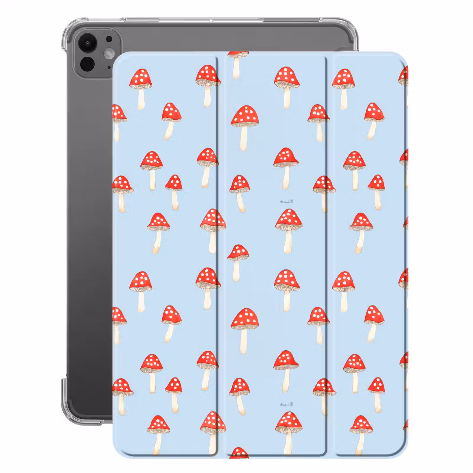 iPad-Hülle - Pilz - Geschichte - Blau — 1