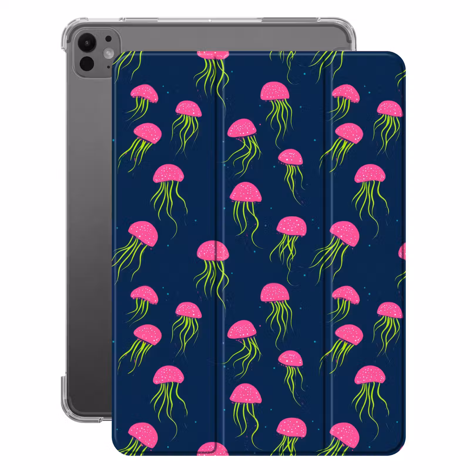 iPad-Hülle - Qualle - Tiefsee - Neon — 1