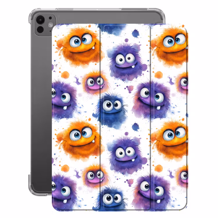 iPad-Hülle - Monster - Aquarell - Farbenfroh — 1