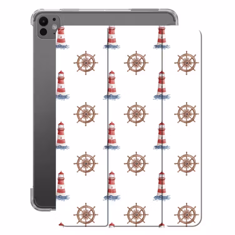 iPad-Hülle - Nautisch - Klassisch - Rot — 1