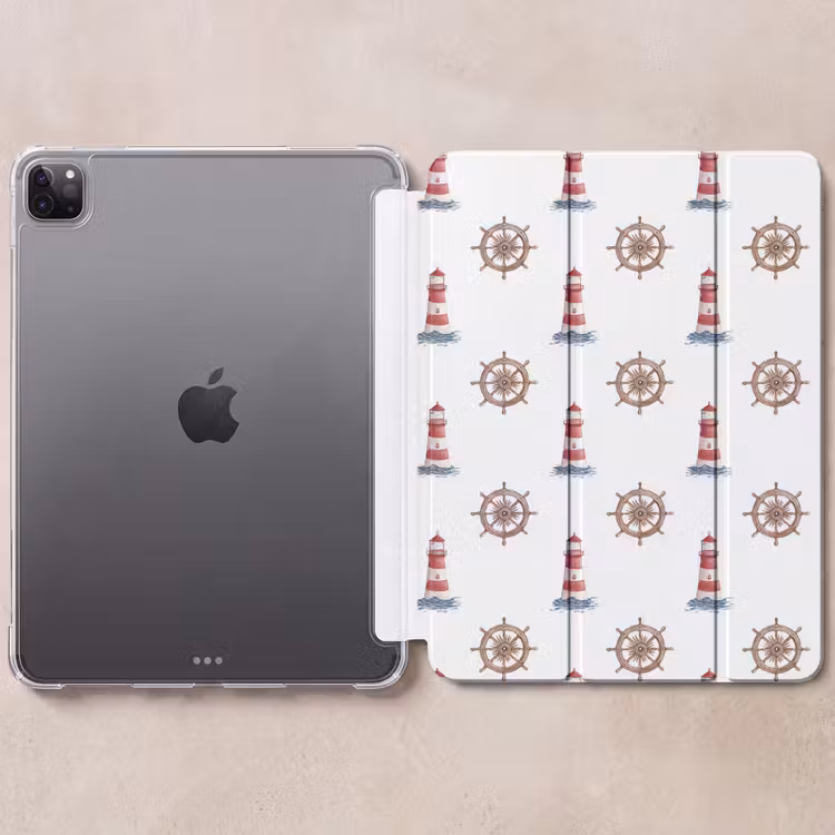 iPad-Hülle - Nautisch - Klassisch - Rot — 6