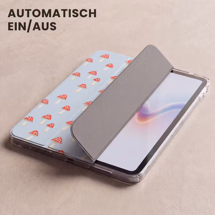 iPad-Hülle - Pilz - Geschichte - Blau — 5