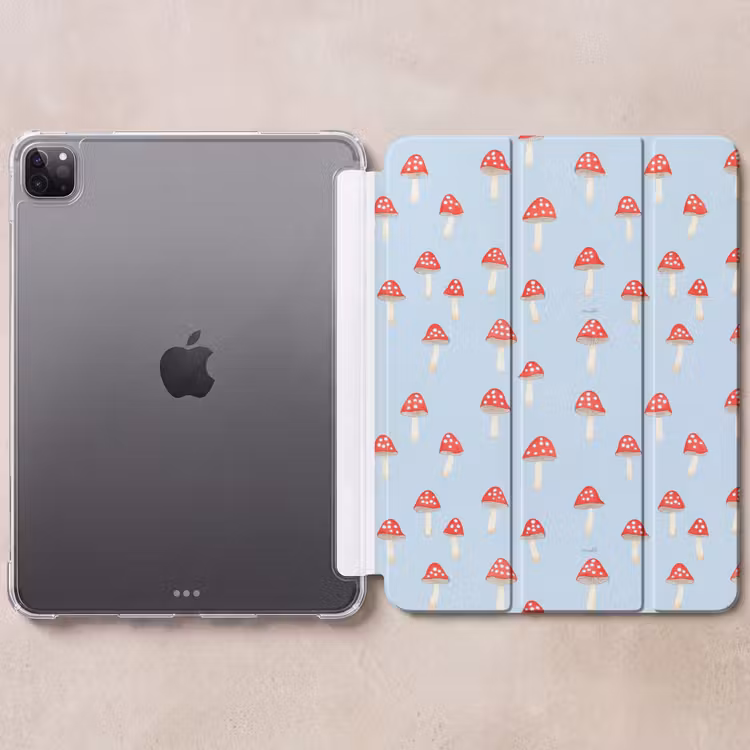 iPad-Hülle - Pilz - Geschichte - Blau — 6