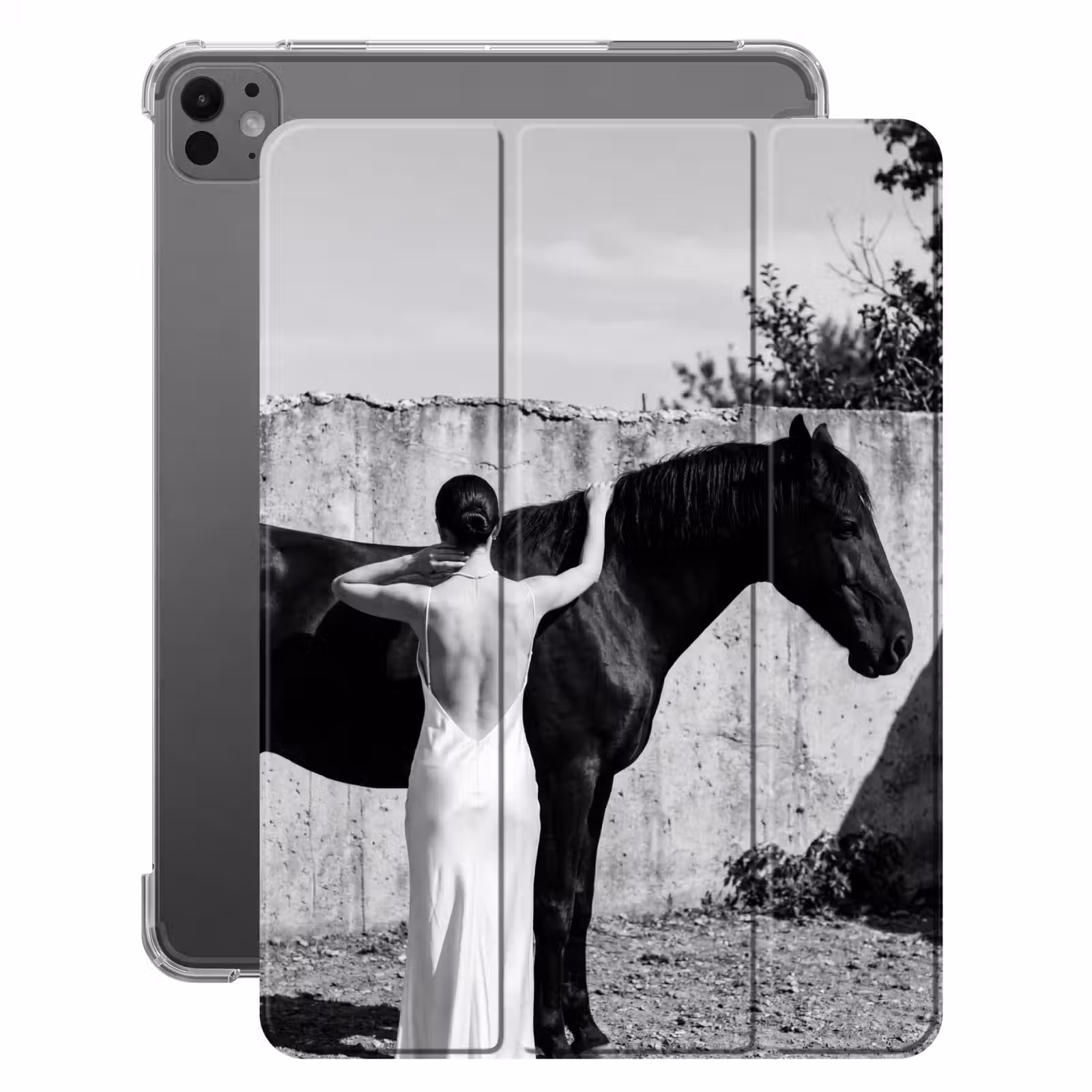 iPad-Hülle - Frau - Pferd - Künstlerisch — 1