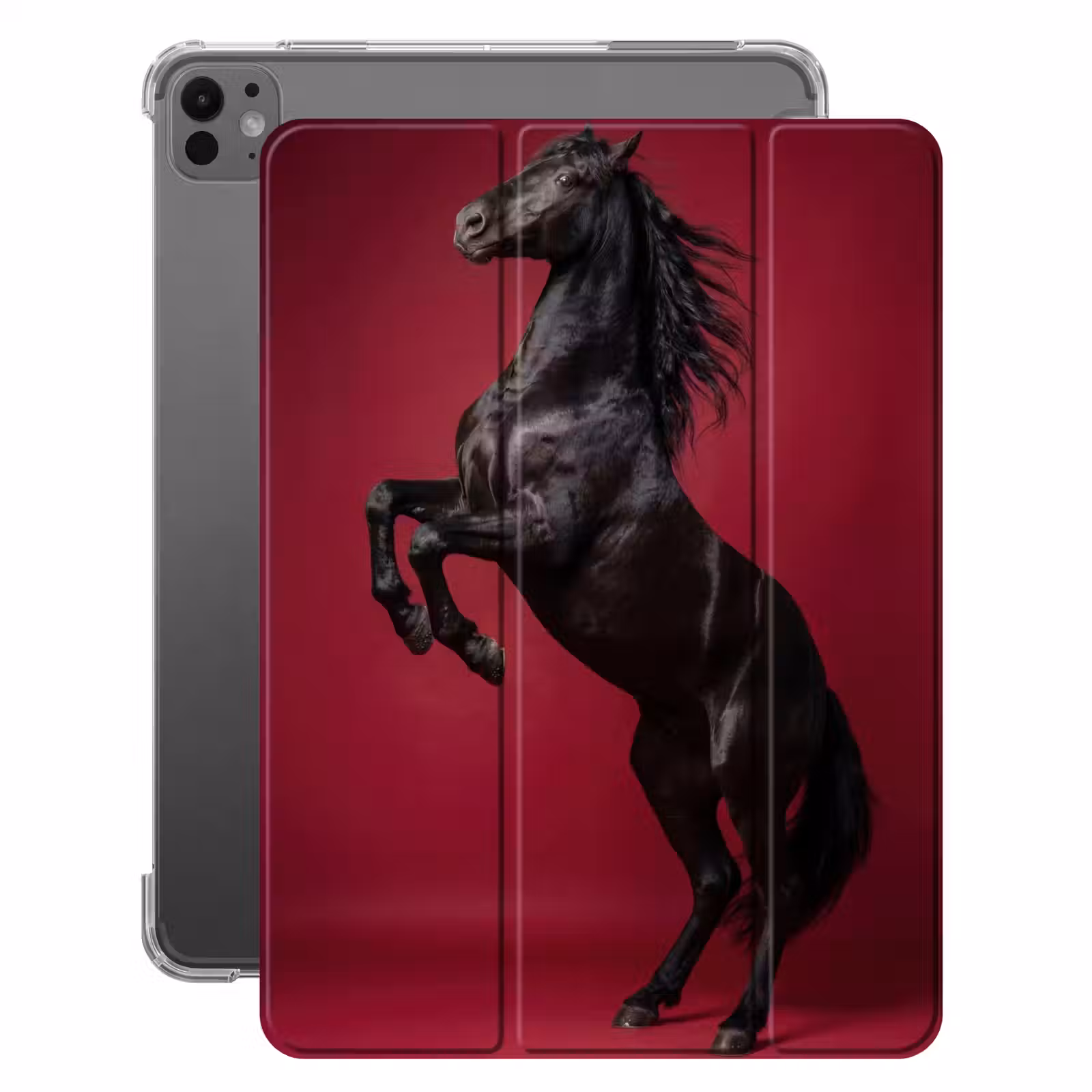 iPad-Hülle - Hengst - Steigert - Rot — 1