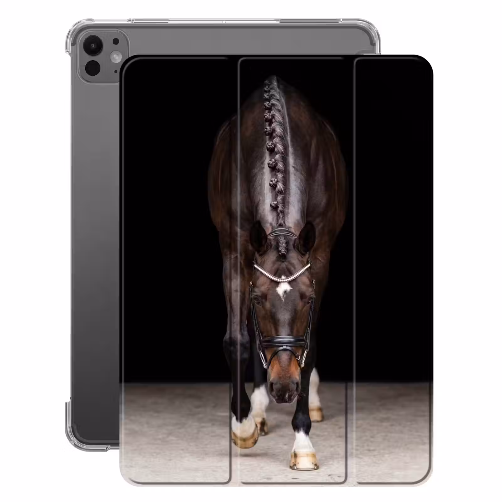 iPad-Hülle - Pferd - Modern - Porträt — 1