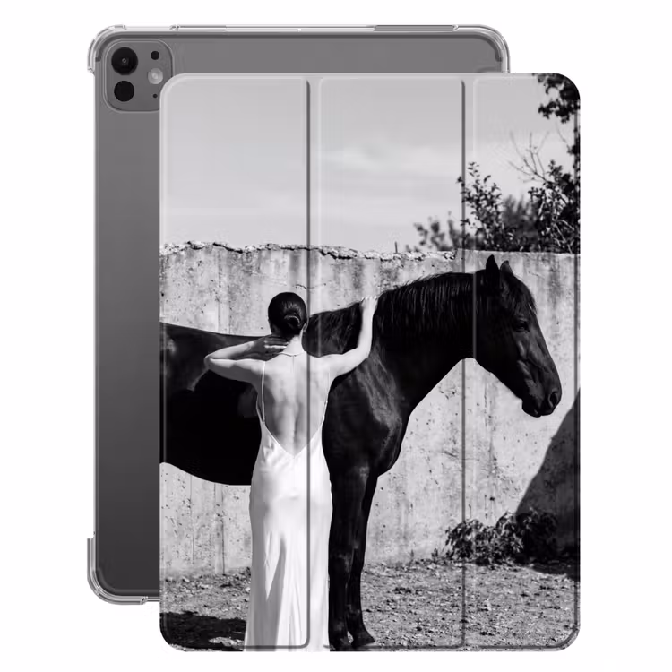 iPad-Hülle - Frau - Pferd - Künstlerisch — 1